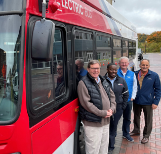 Metro's Electric Bus Travels to Jamestown for Conference - NFTA Elements