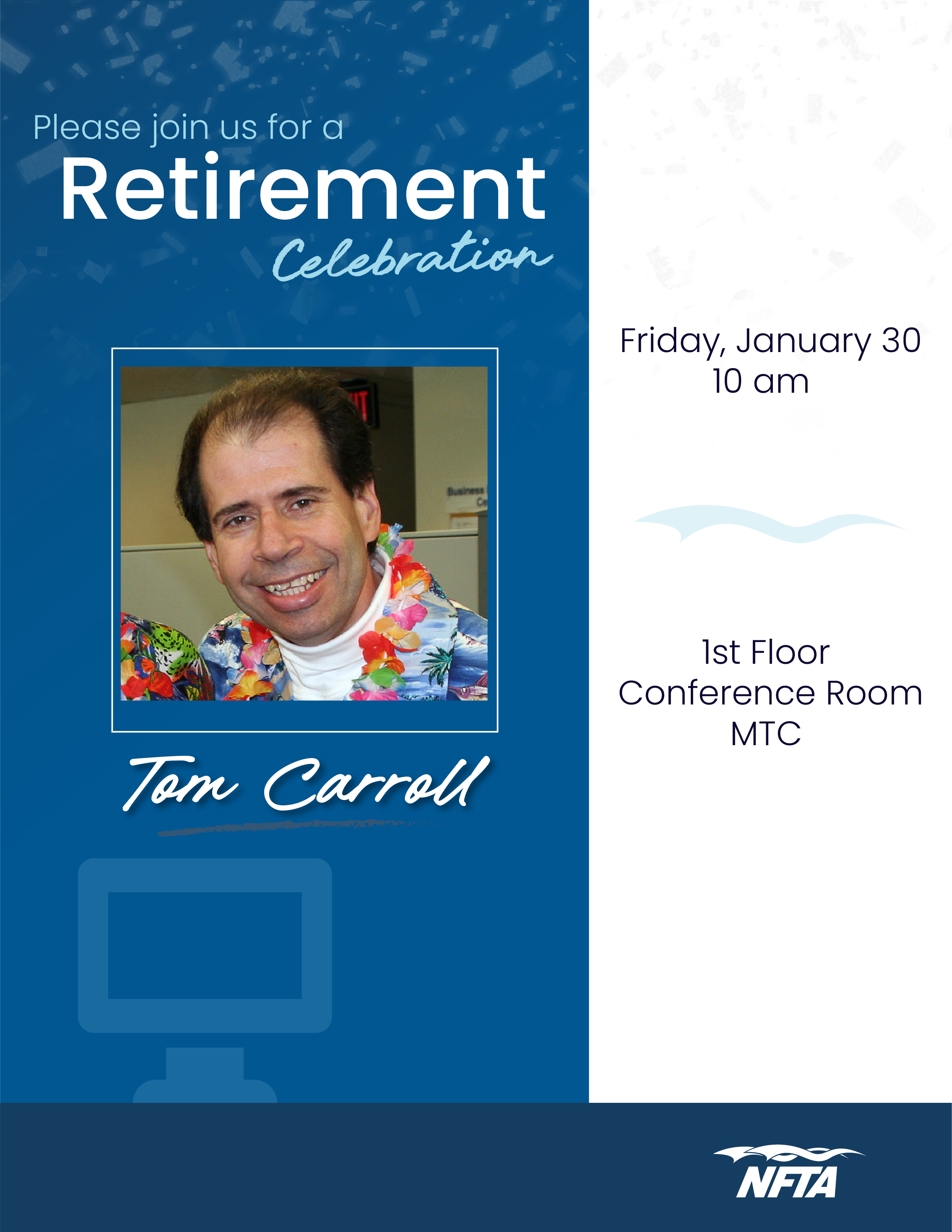 Farewell Party For Tom Carroll