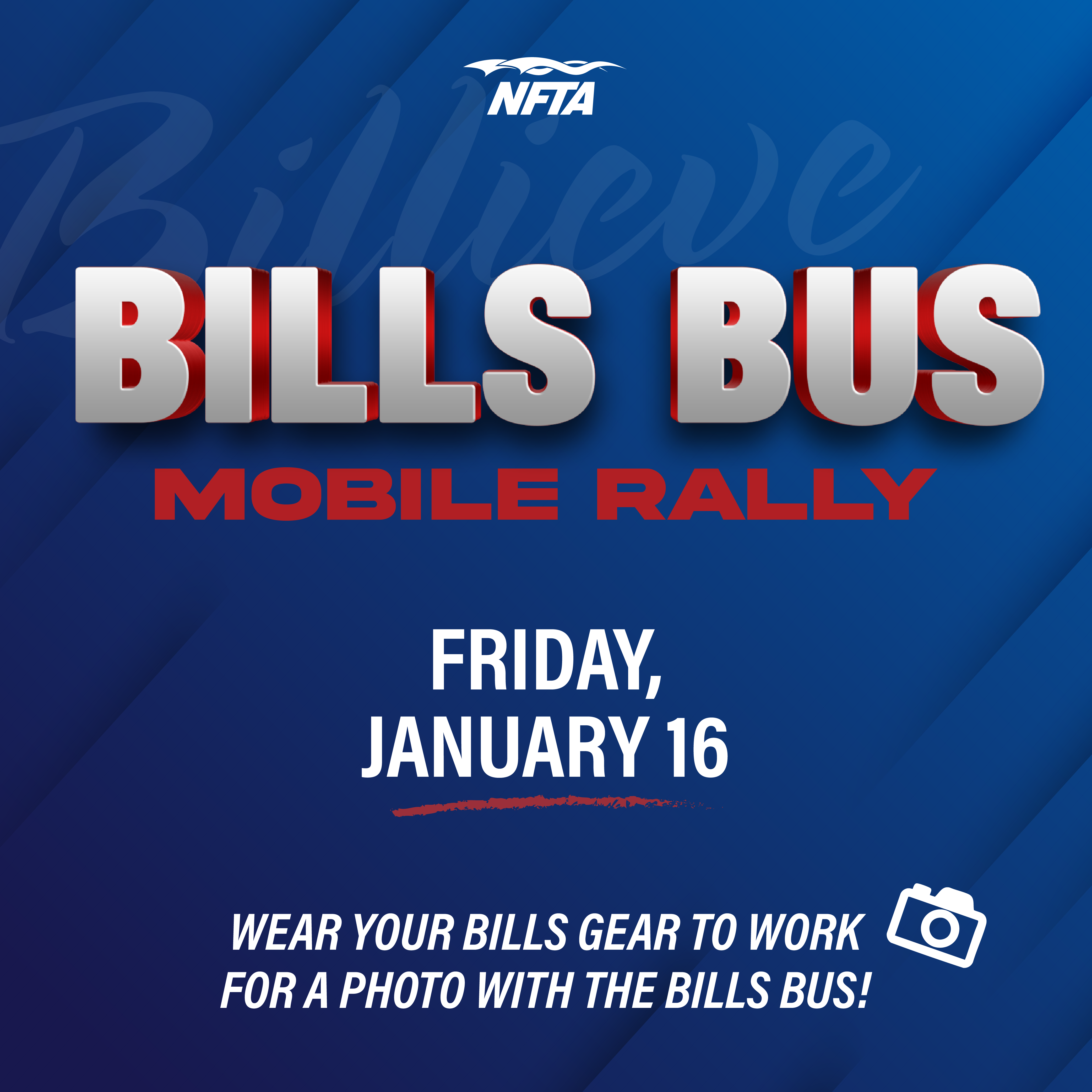 Bills Bus Mobile Rally: Friday, Jan. 16