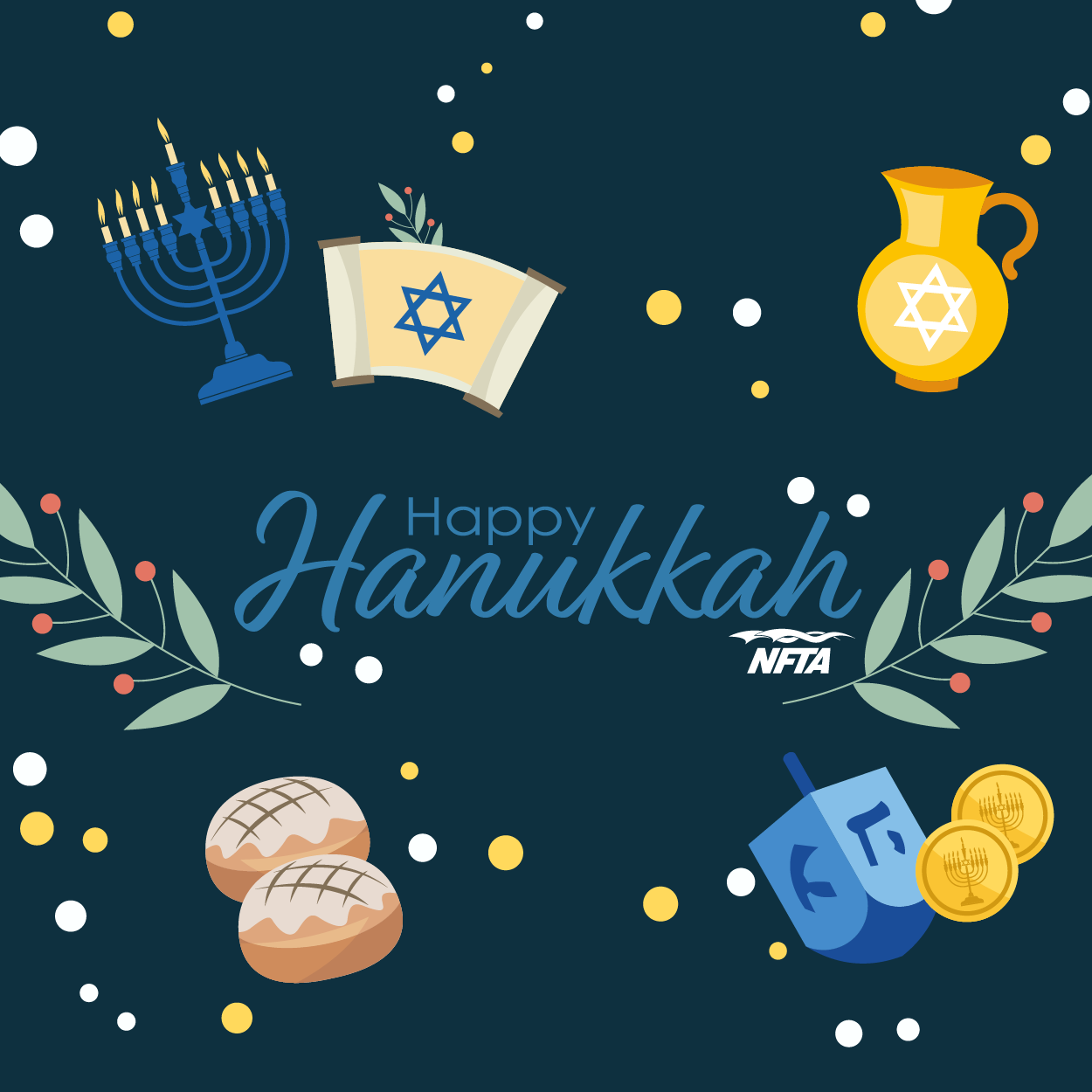 Happy Hanukkah - NFTA Elements