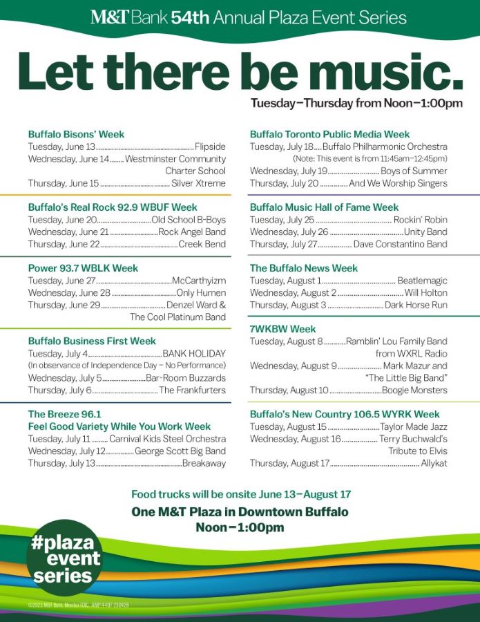 M&T Bank Concert Series is Back NFTA Elements