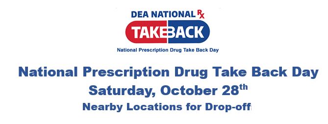 National Prescription Drug Take Back Day - NFTA Elements